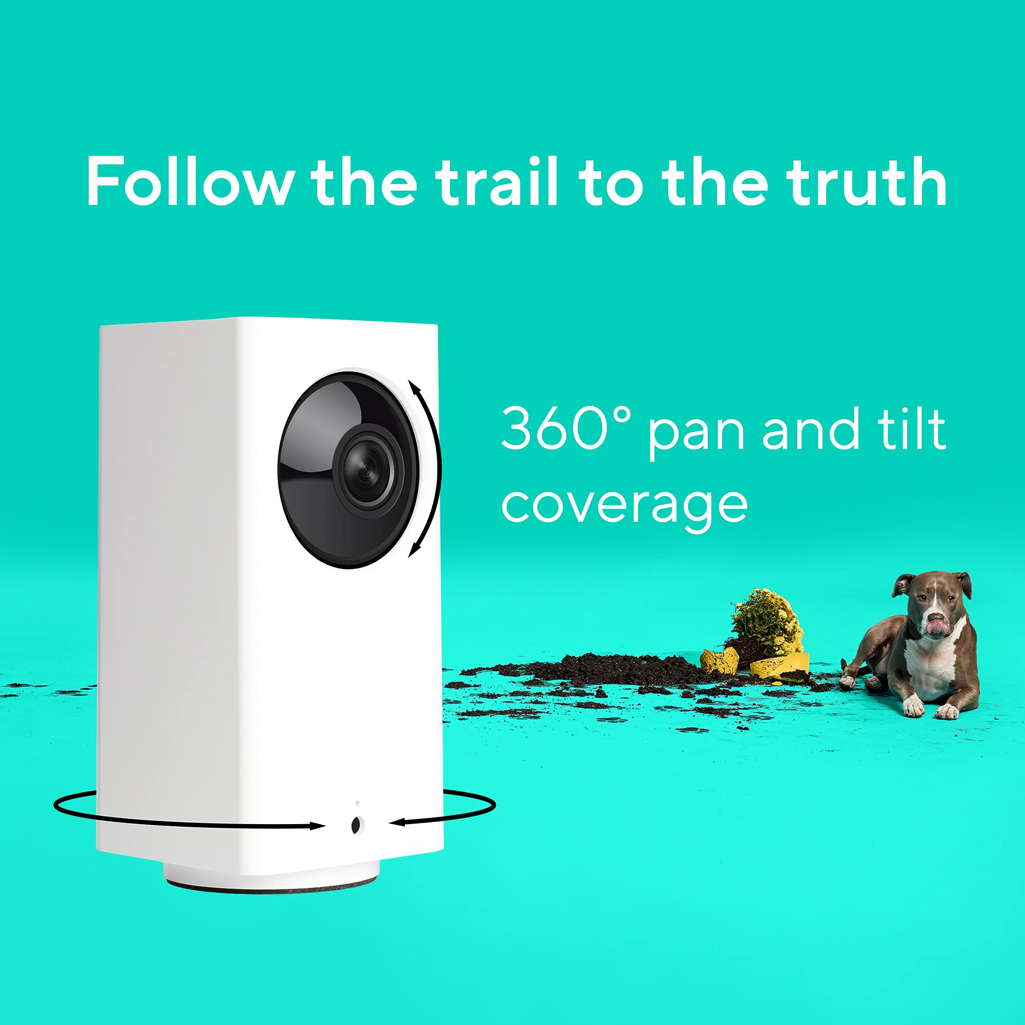 Wyze Pan v2 audio bidireccional para conversar con tu mascota