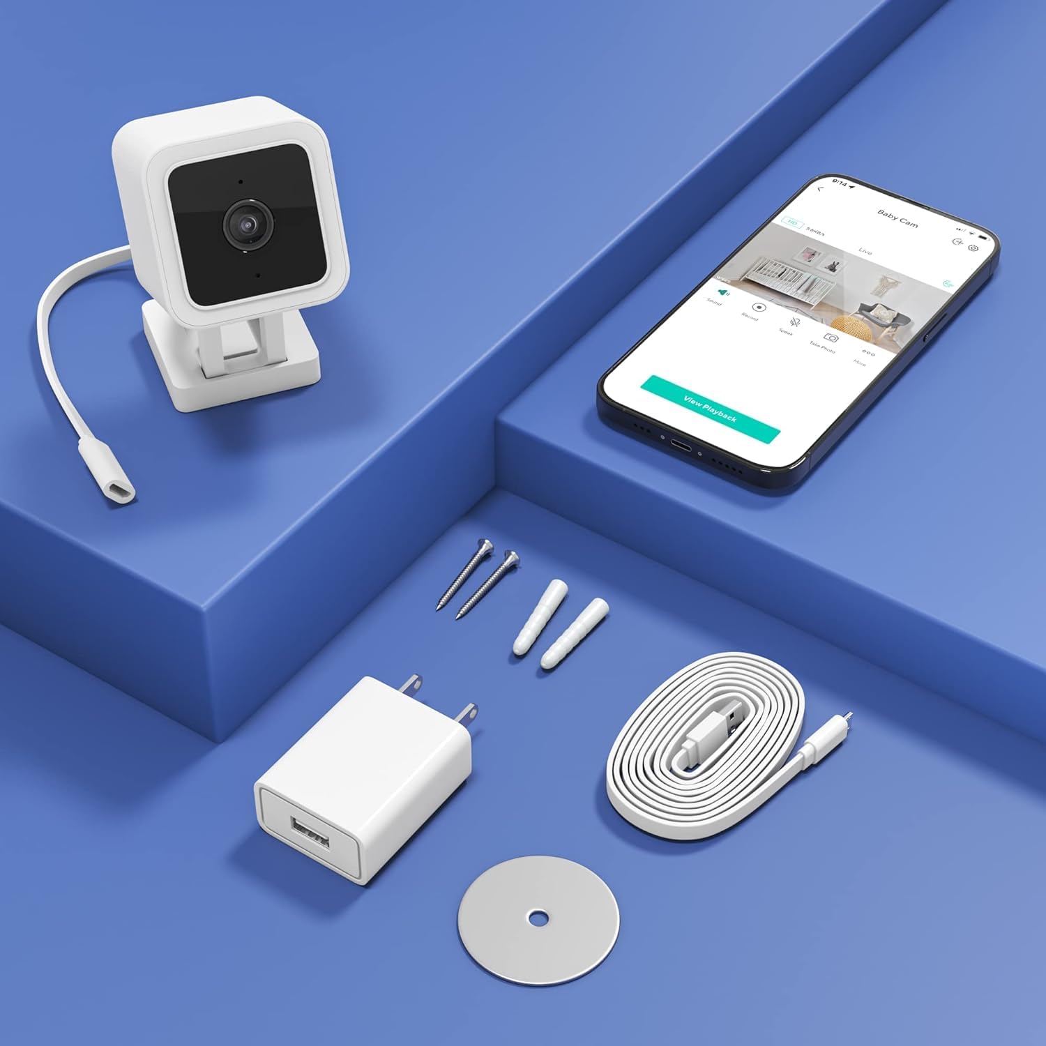 WyzeCam Cam v3 con Alexa y Google y alertas.
