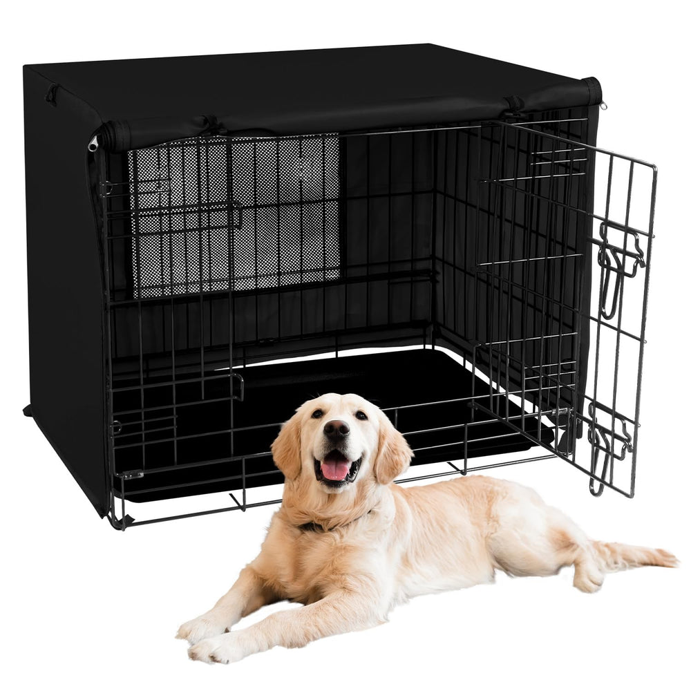 X-ZONE PET cobertor de jaula para perro de 24 pulgadas, protege contra polvo y suciedad.