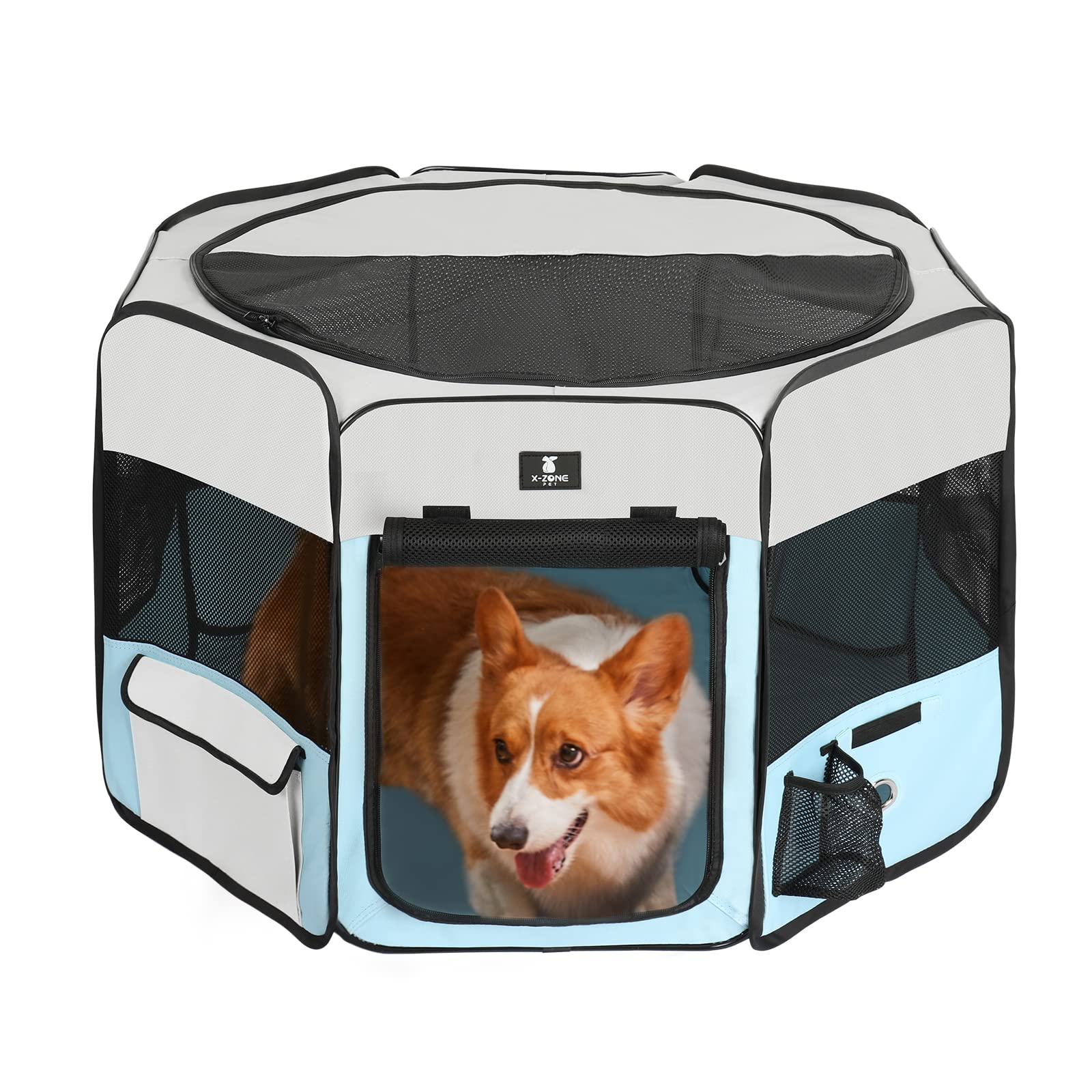 X-ZONE PET playpen-perro-plegable-portatil: refugio seguro para viajar.