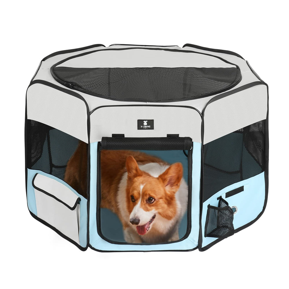 X-ZONE PET playpen-perro-plegable-portatil: refugio seguro para viajar.