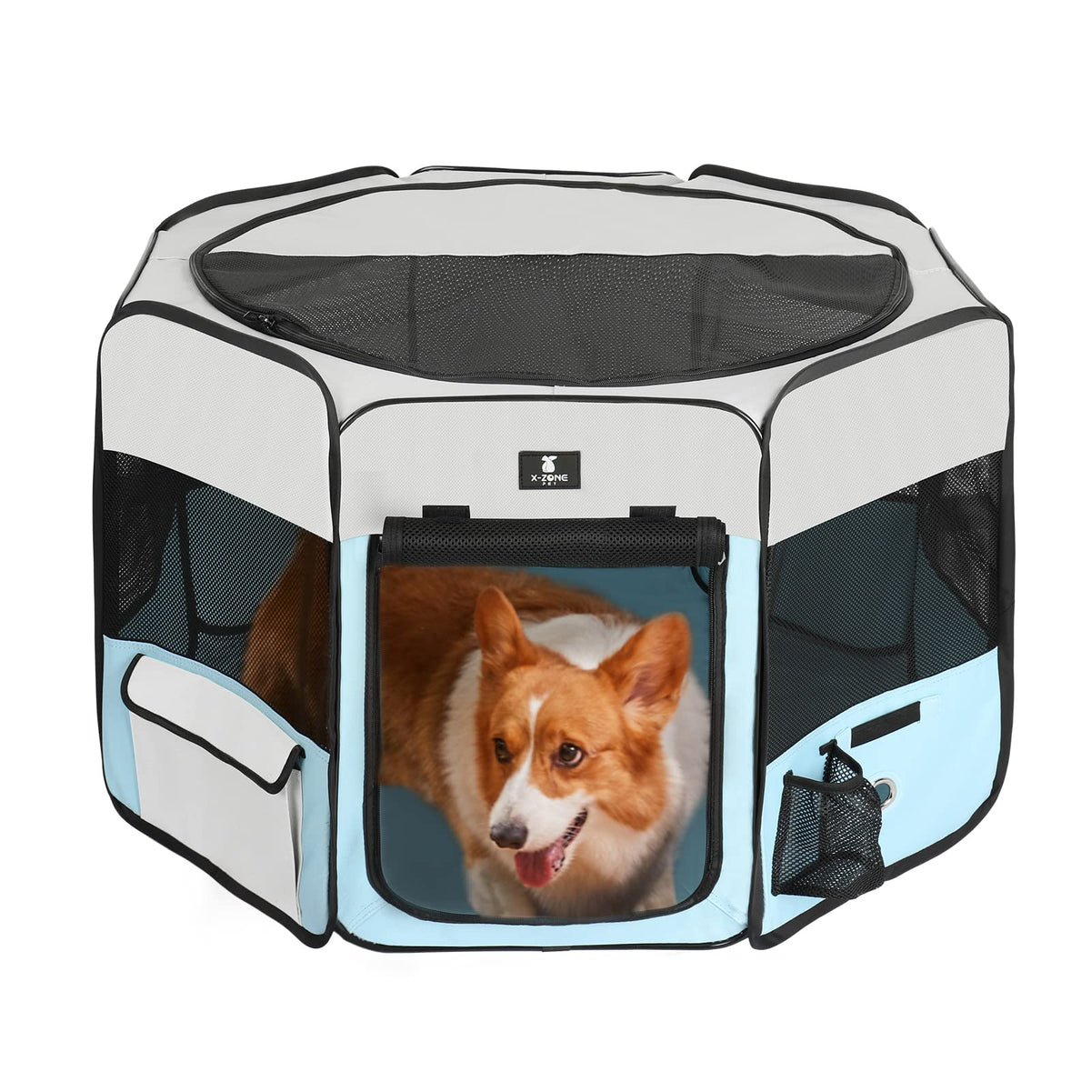 X-ZONE PET playpen-perro-plegable-portatil: refugio seguro para viajar.