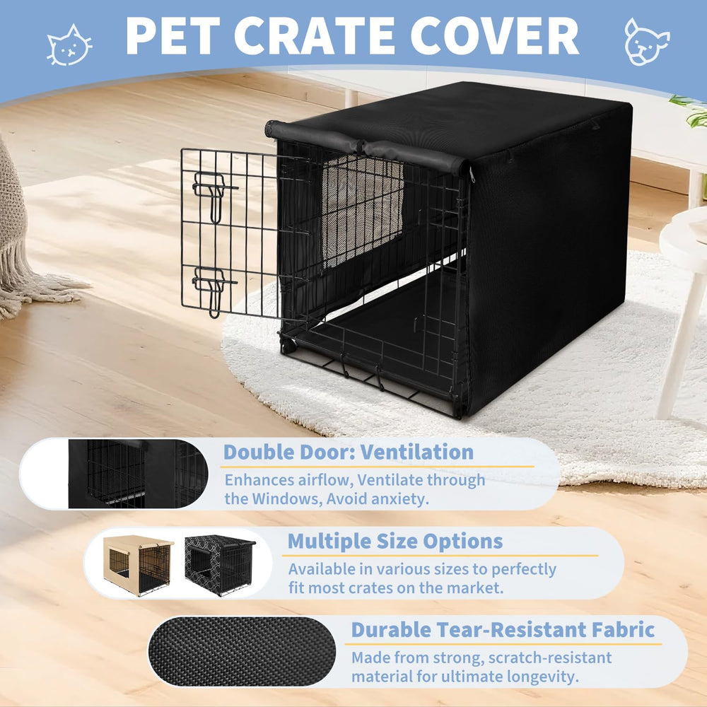 X-ZONE PET uso interior-exterior, funda versátil para jaula de perro en cualquier ambiente.