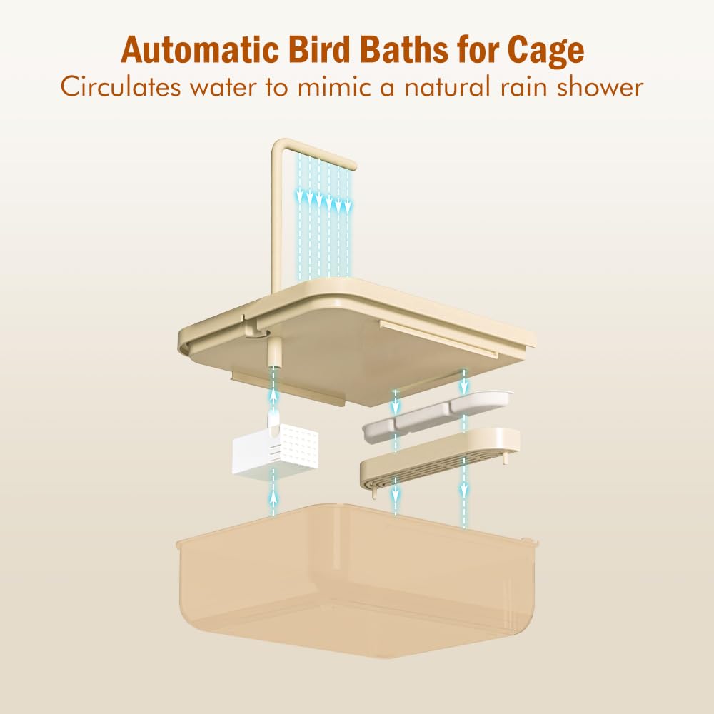 Bomba 5V silenciosa para baño de aves Xamanabu