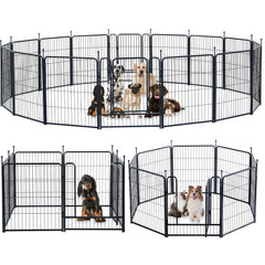XDPET corral portátil para perros, vista frontal del diseño resistente