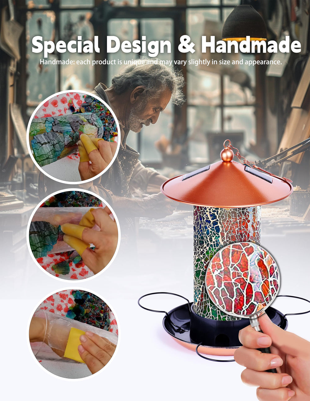 XDW-GIFTS acabado bronce: diseño resistente a exterior con estilo vintage