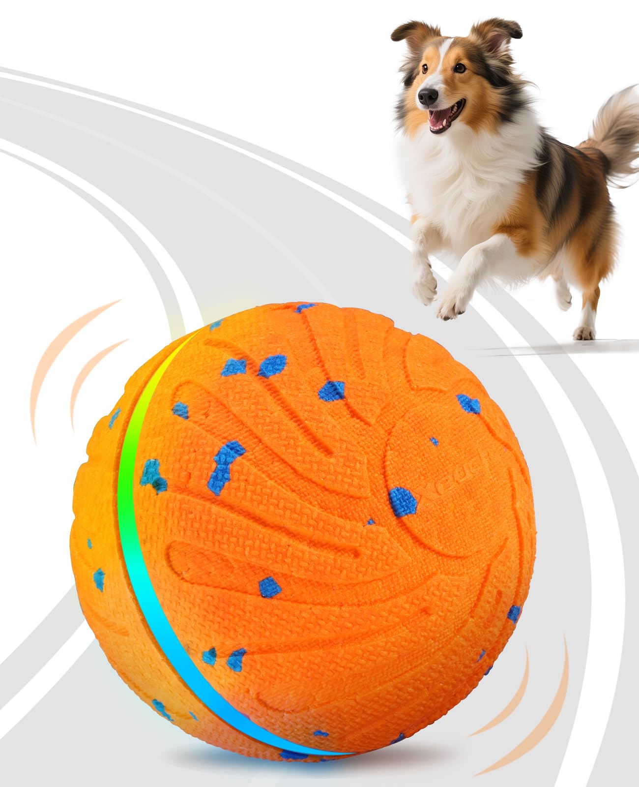 Xeuch BOLA INTERACTIVA para perros con 3 modos de juego para diversión continua