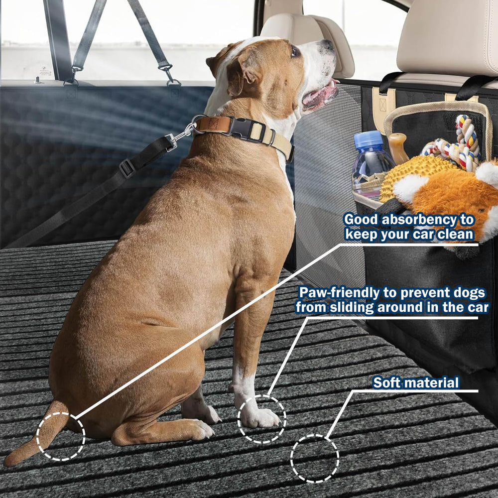 Cubre asiento XFEXM para perros: anti deslizante y seguro durante el viaje.