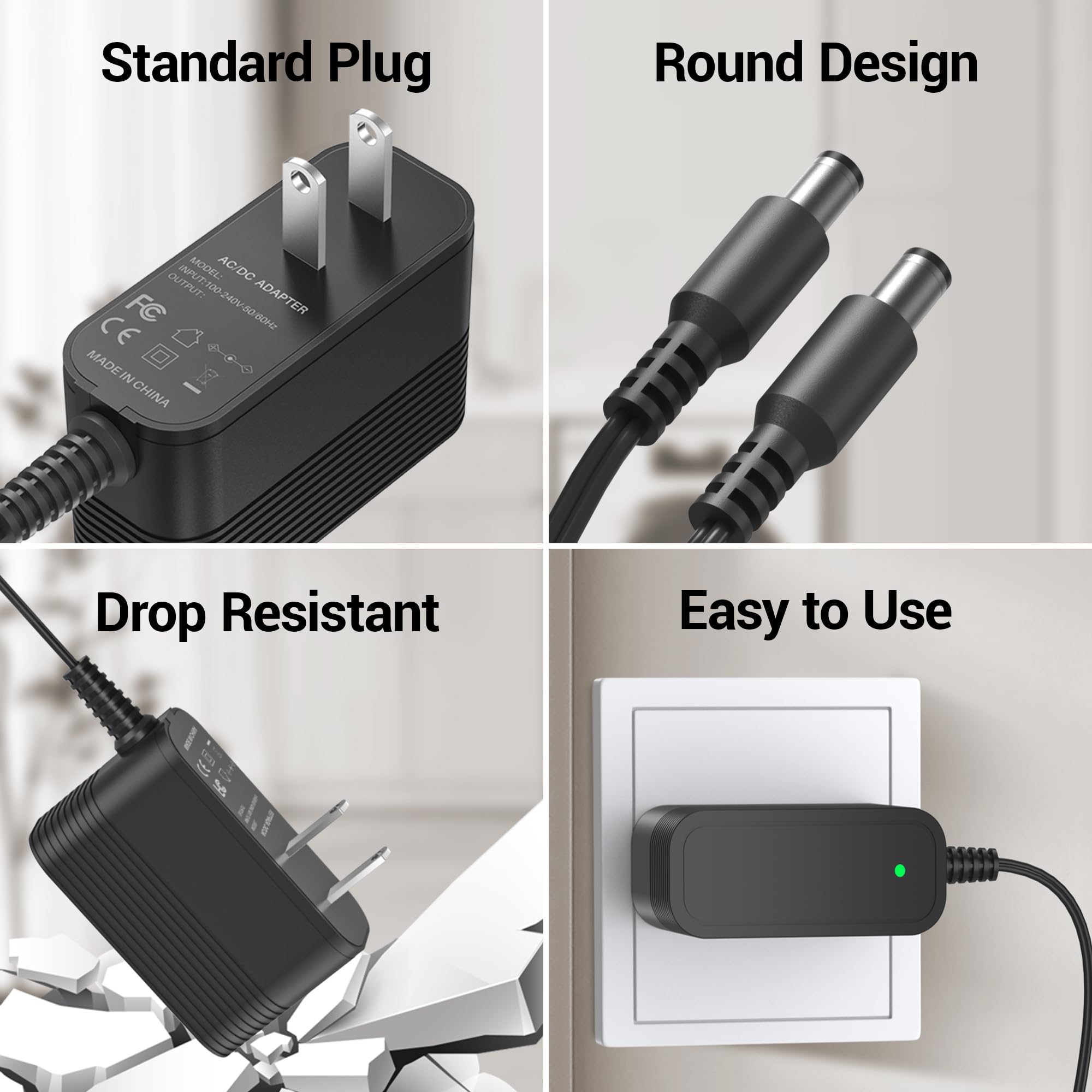XHUCHINMAL Adaptador 5V para Dogtra EF-3000, protección integrada.