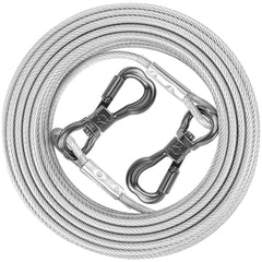 XiaZ cable exterior para perros de 50 pies, duradero para patios y jardines
