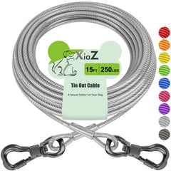 XiaZ cable para perro de 15 ft, libertad segura en exteriores.