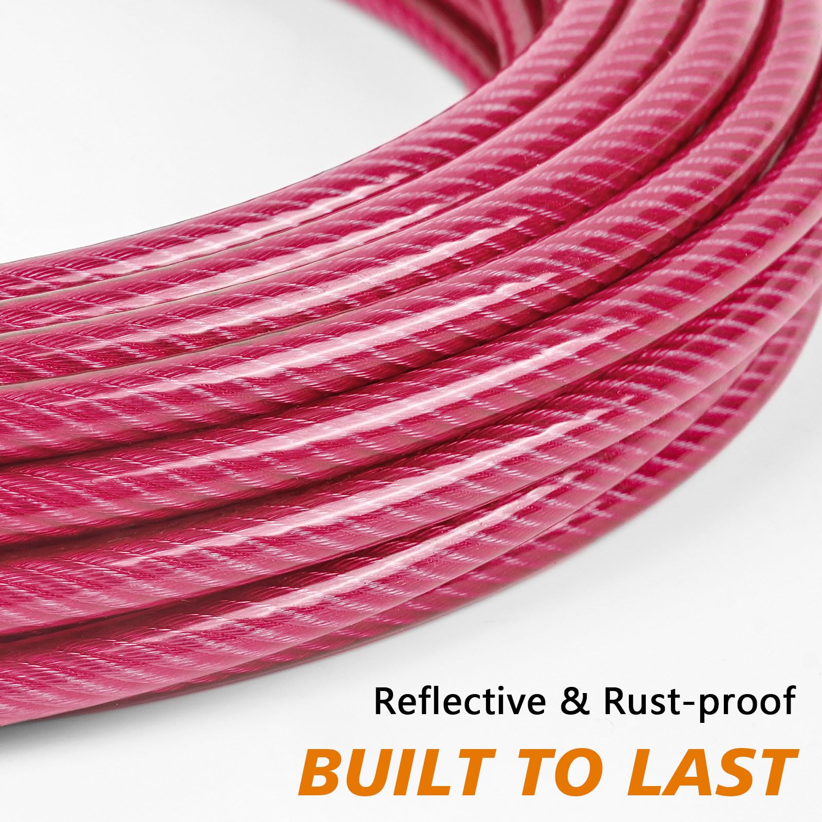 XiaZ Cable para perro 50ft cierre doble fijo garantiza mayor seguridad.
