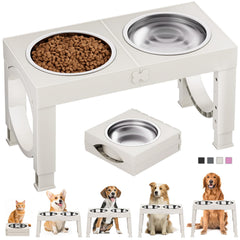 XiaZ comedero elevado para perros de 1 litro con soporte estable