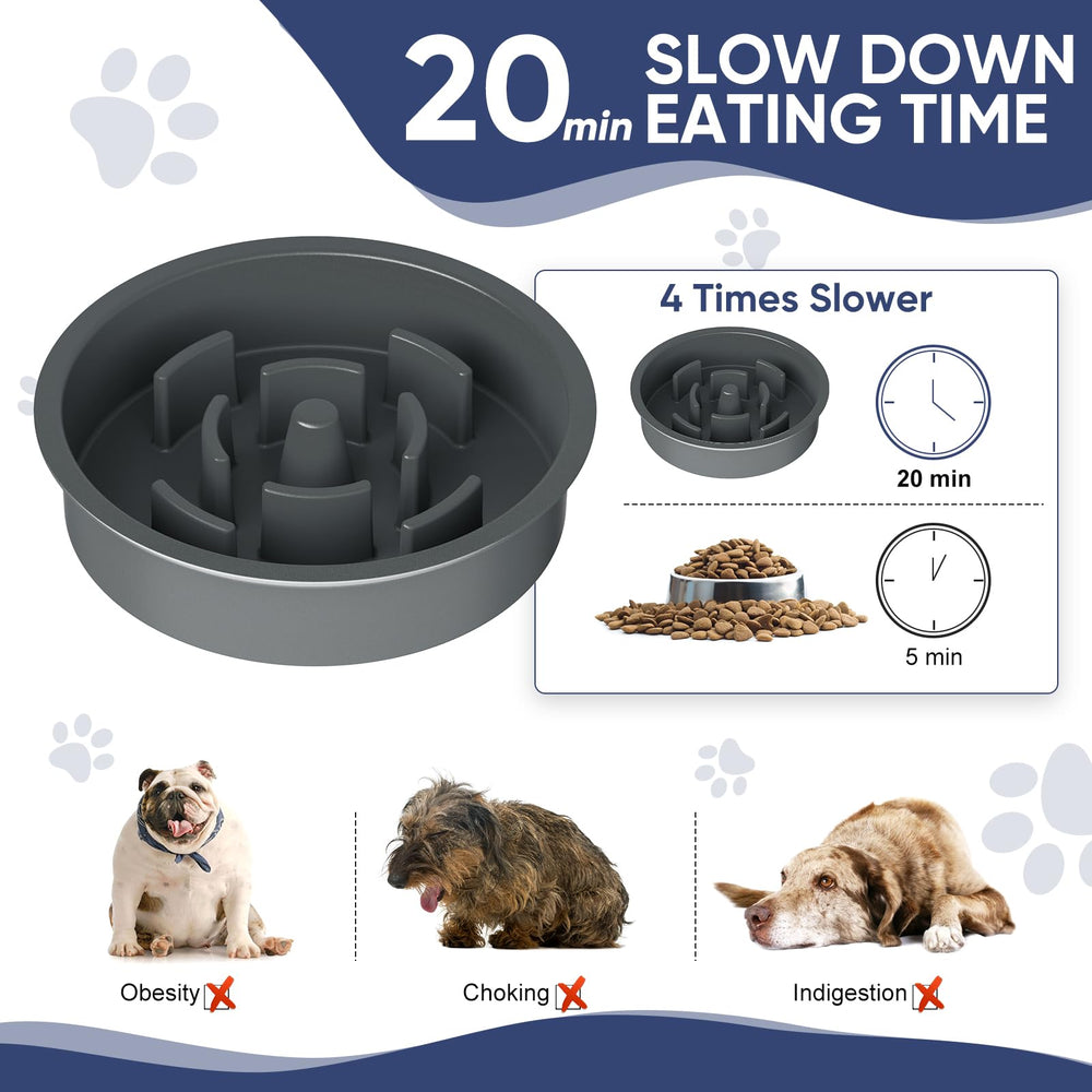 XIAZ tazón durable sin BPA, fácil de limpiar y mantener higiene.
