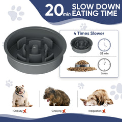 XIAZ tazón durable sin BPA, fácil de limpiar y mantener higiene.