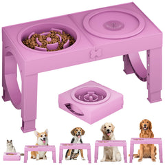 XIAZ plato perro lento mejora la postura durante la comida.