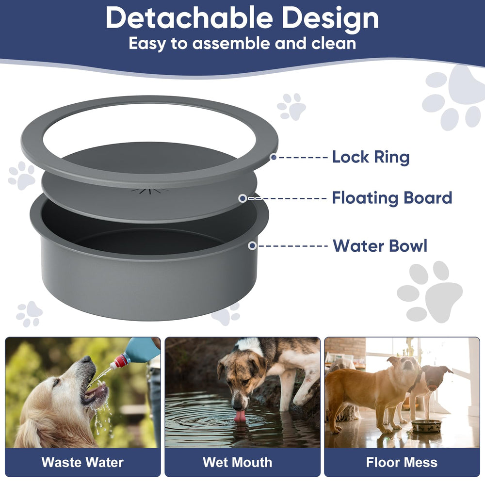 XIAZ tazón elevable con altura ajustable para perros grandes y comodidad.