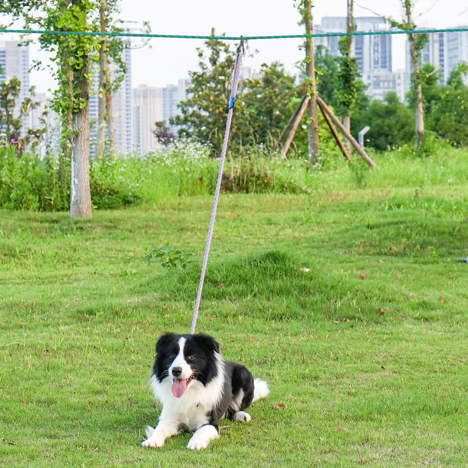 XiaZ uso versátil en parque, jardín y senderos con seguridad visible