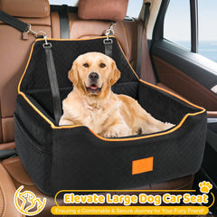 XIEEAOZEE asiento para perros dos mascotas pequeños, ideal para viajes compartidos.