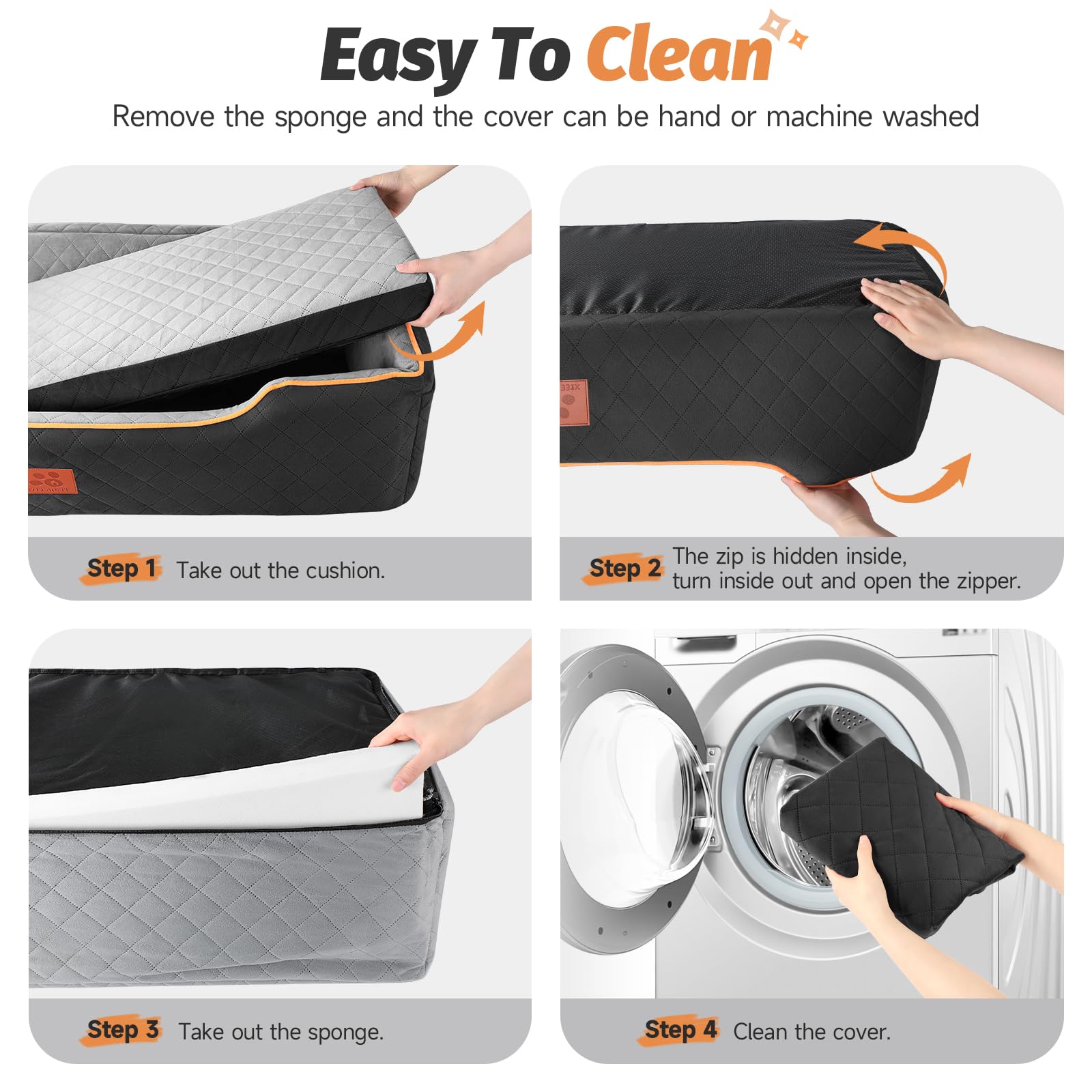 XIEEAOZEE asiento-perro-grande-correas-seguridad mantiene al perro seguro.