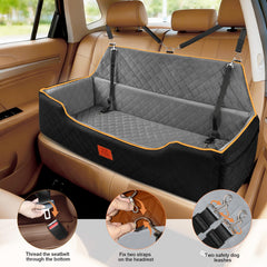 XIEEAOZEE asiento-perro-grande-funda-lavable facilita limpieza tras salidas.