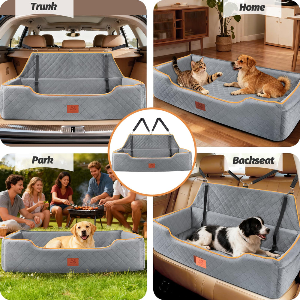 Instalación fácil XIEEAOZEE en coche, asiento seguro para perros