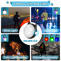 Luz de collar impermeable XIEYOUWXS para todas las condiciones climáticas.
