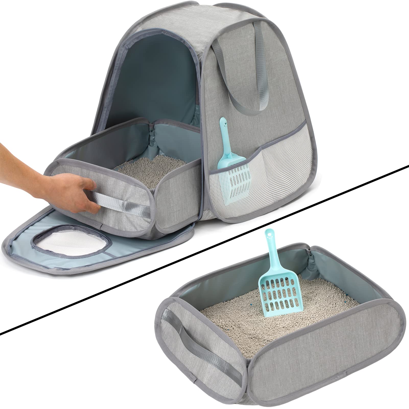XingYunEr borde robusto de la caja plegable, estructura estable para viajar.