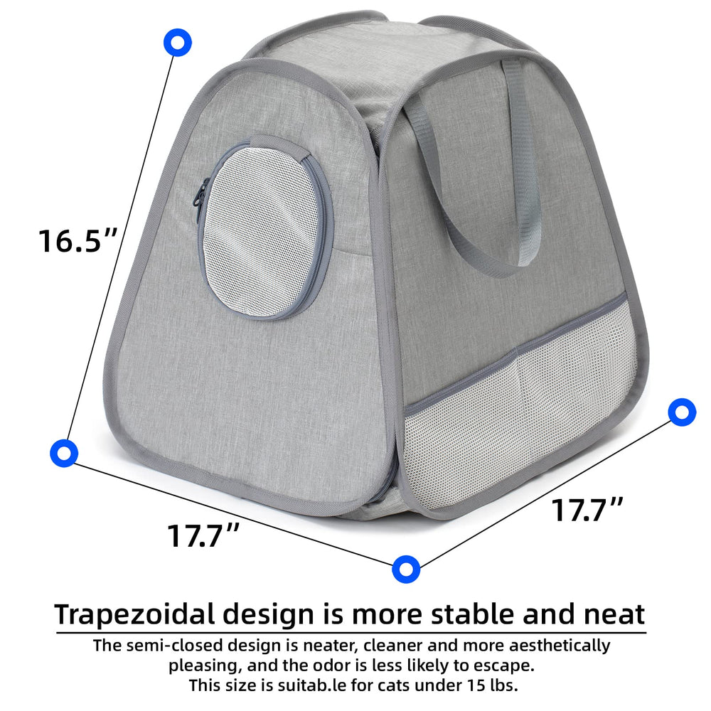 XingYunEr caja gato plegable exterior, resistente para transporte seguro.