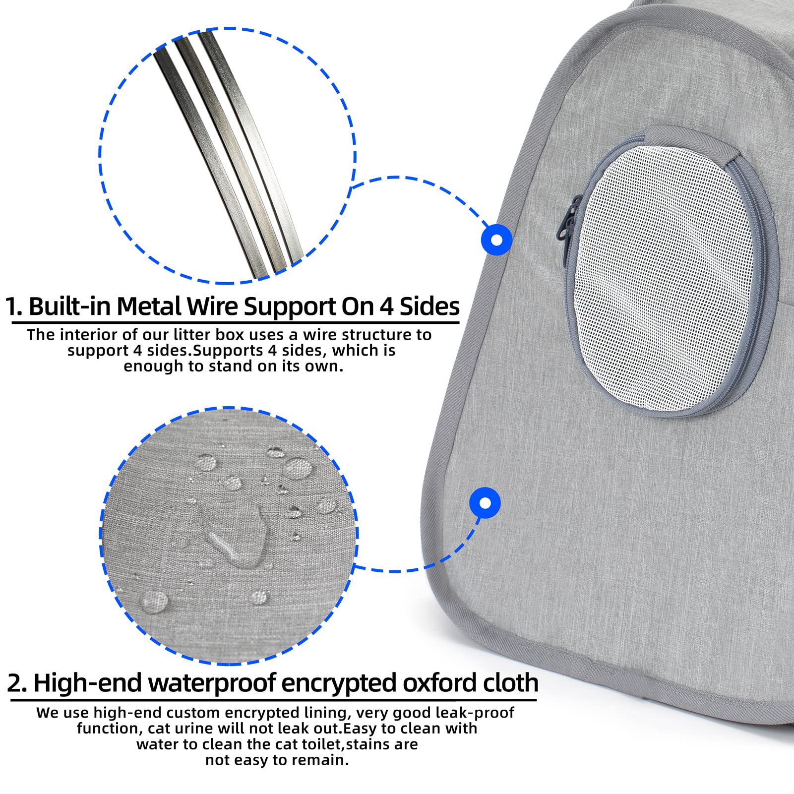 XingYunEr tejido Oxford de la caja plegable, tela duradera para uso diario.
