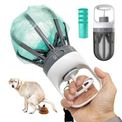 Xinzs Pooper Scooper con dispensador de bolsas, práctico durante paseos.
