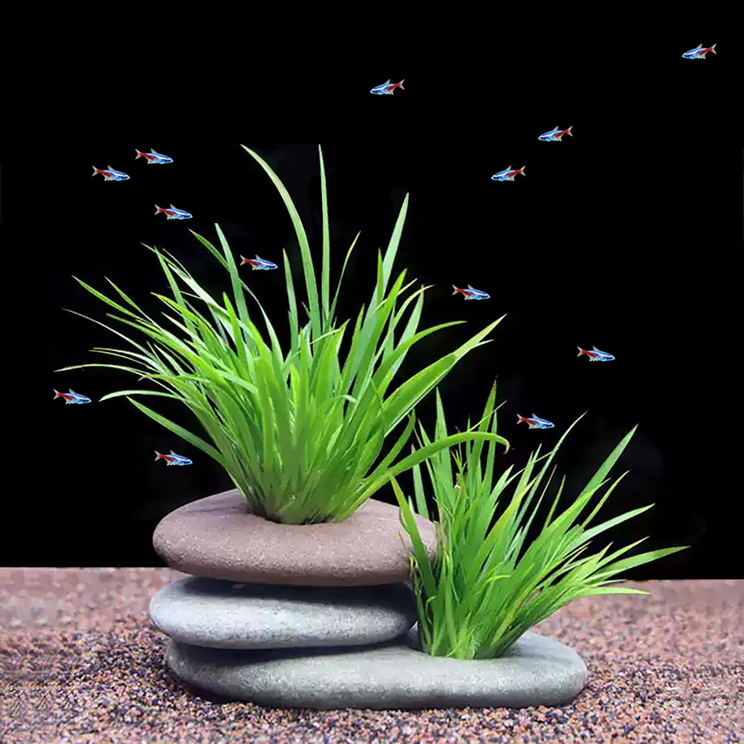 Jardín acuático natural con pesas de piedra XIOFU.