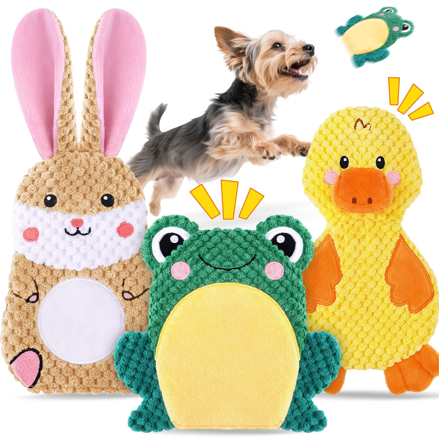XIUGOAL conejo peluche, ideal para juego suave y mordida supervisada