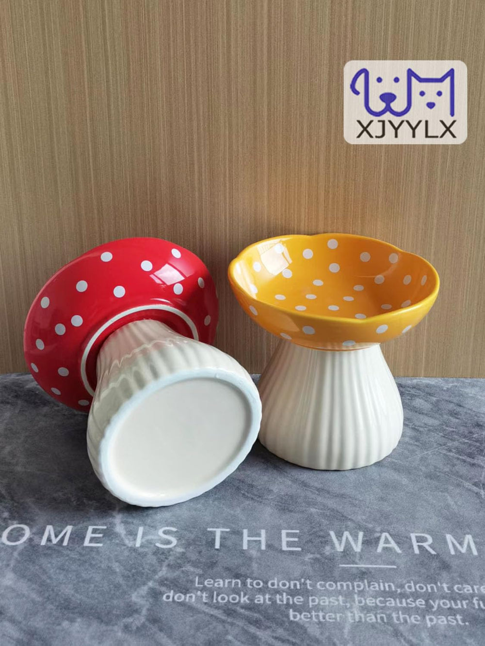 XJYYLX juego doble para comida y agua, ideal para interiores.