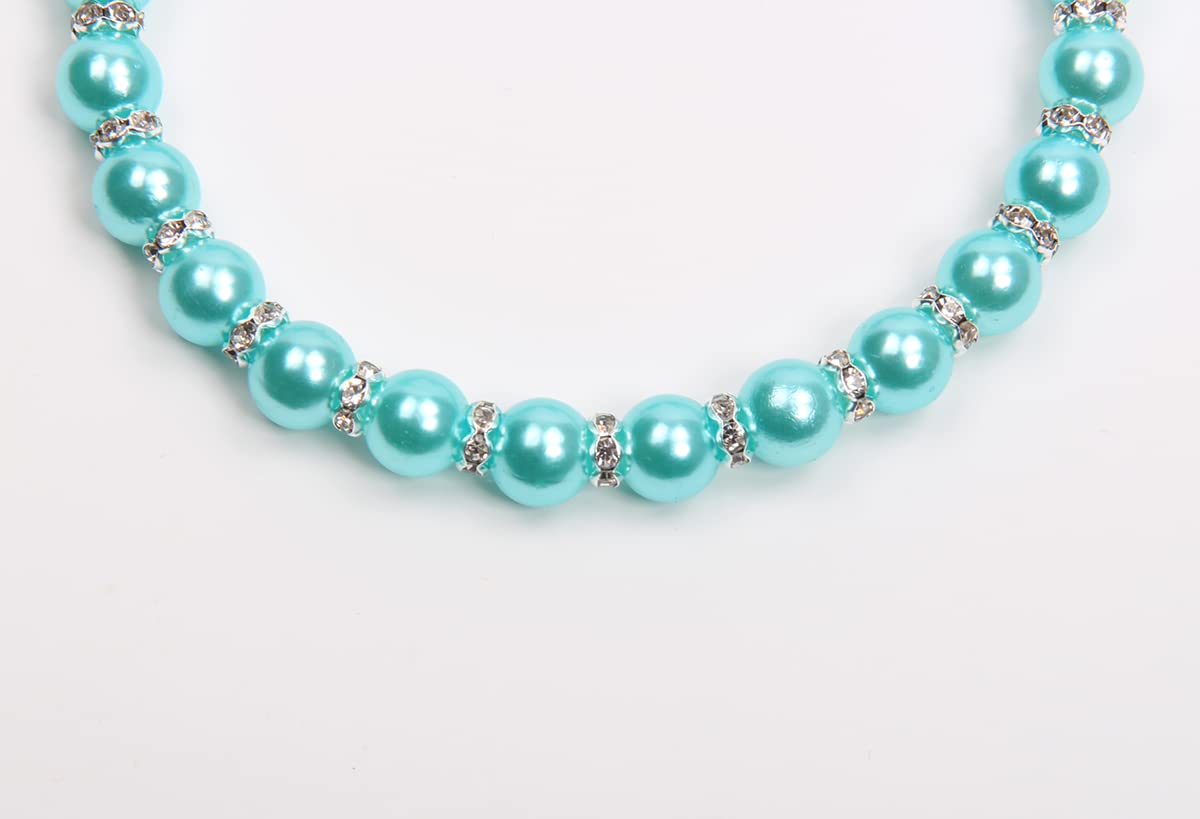 Estilo glamoroso en azul XKSRWE collar para perros y gatos