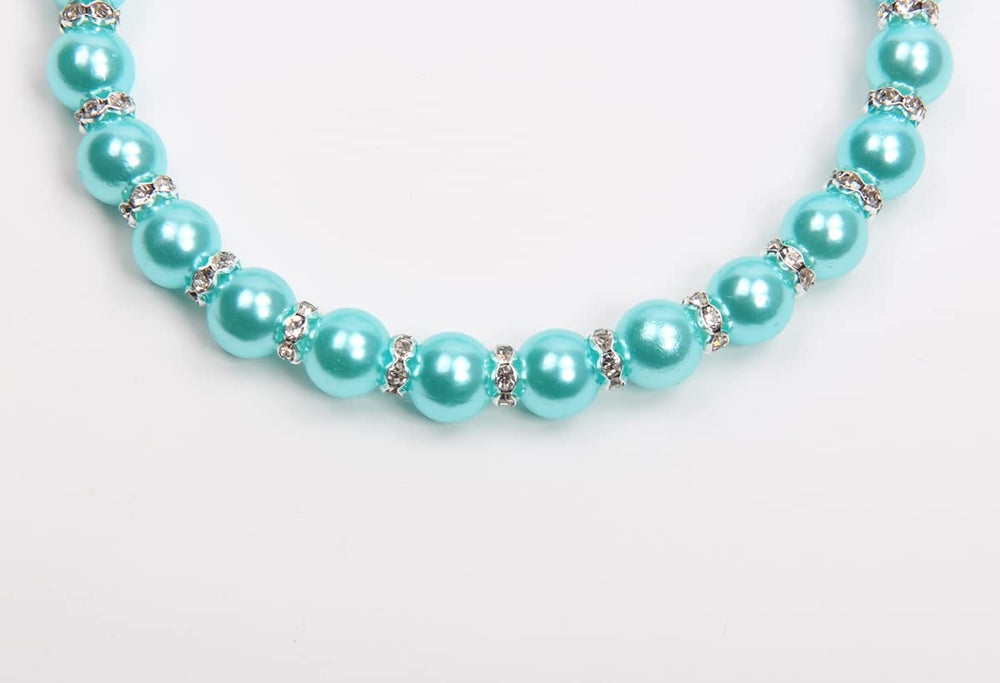 Estilo glamoroso en azul XKSRWE collar para perros y gatos
