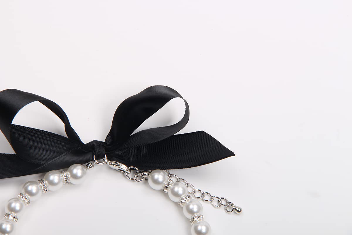 XKSRWE collar de perlas blanco, ideal para sesiones familiares