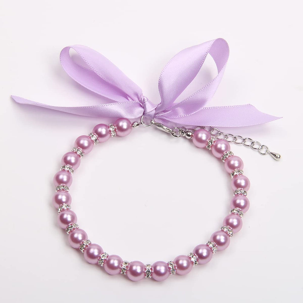 XKSRWE uso para fiesta con collar de perlas