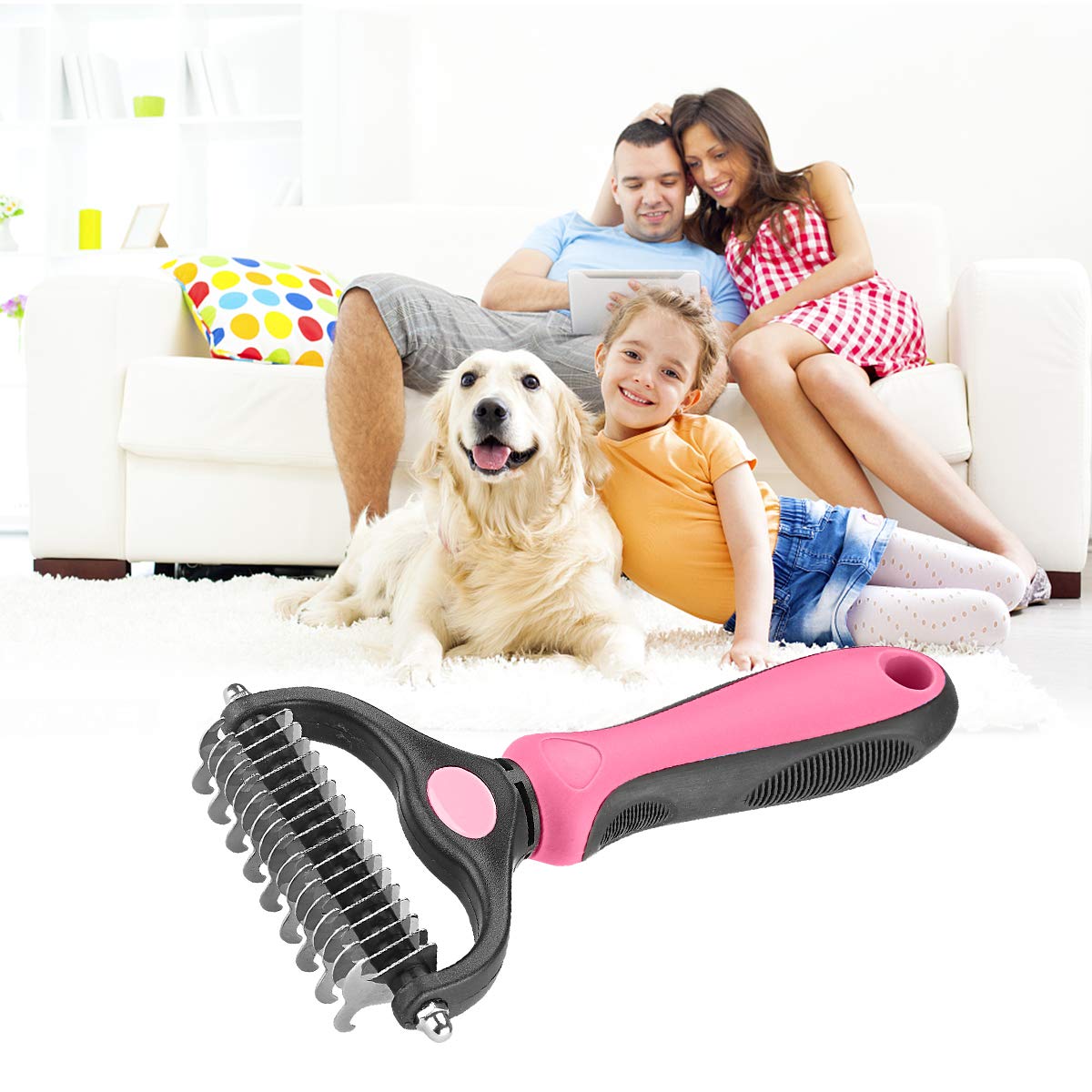 Garantía de satisfacción de XLCL pet para el kit de grooming.