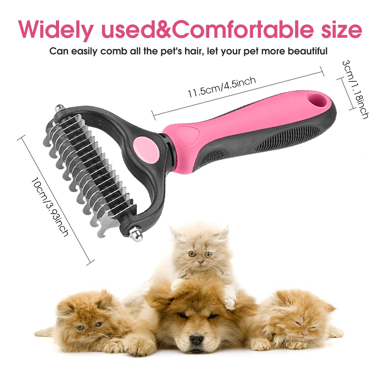 Uso en casa fácil con XLCL pet para grooming diario.