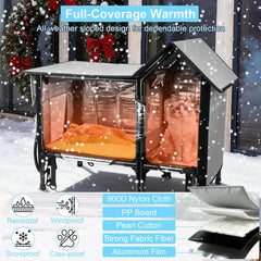 Cama caliente ajustable de Xosody con funda lavable para higiene fácil.