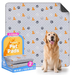 X.P.Made almohadilla lavable para perros, vista frontal, absorción y protección del piso.