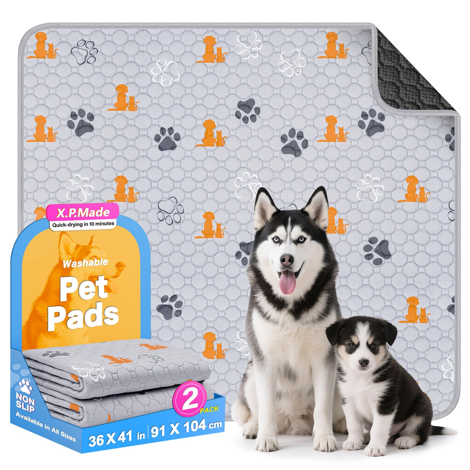 X.P.Made almohadillas para perros absorbentes multi-capa para entrenamiento y protección.