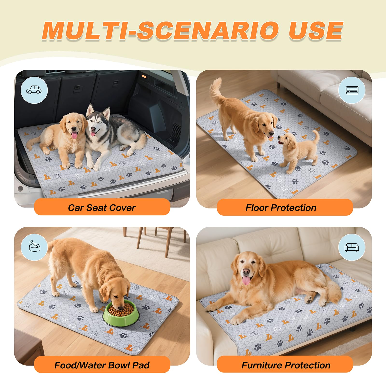 X.P.Made usos versátiles para jaula coche y cama de perro