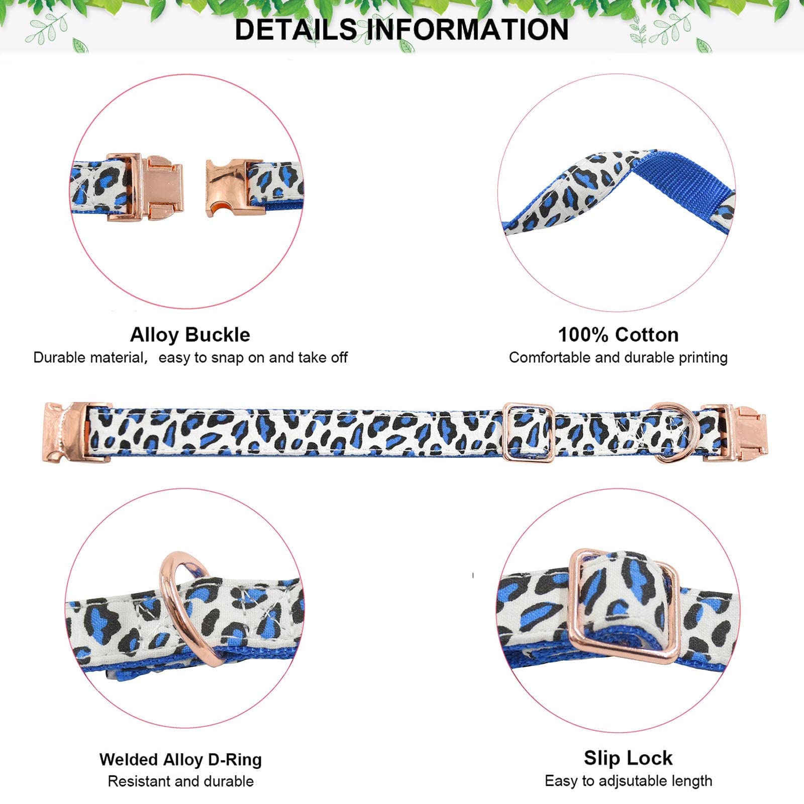 Collar XPangle con doble costura, mayor durabilidad