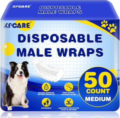 XPCARE pañales desechables para perro macho ofrecen absorción y comodidad para su mascota