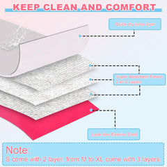 XPCARE pañales con tres capas absorbentes para mayor protección contra fugas