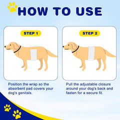 XPCARE protección para muebles con envoltura para perro macho