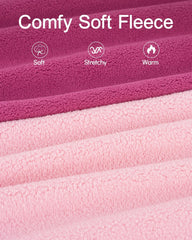 XPUDAC 4 piezas: sudadera forro polar sin mangas, libertad de movimiento para juego.