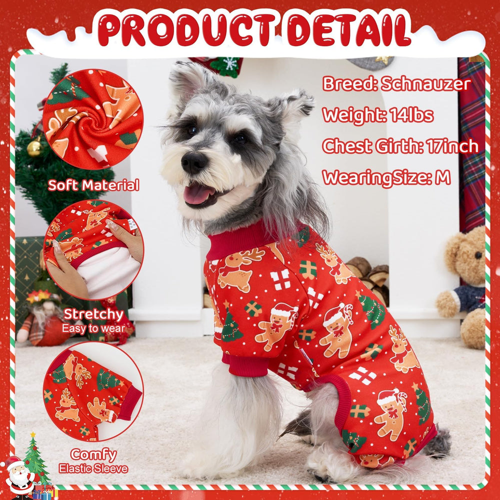 XPUDAC pijamas con estampados navideños para fotos festivas.